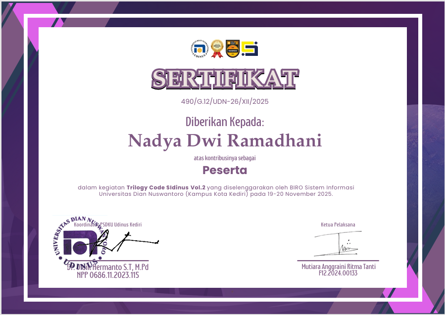 Trilogy Code SIdinus